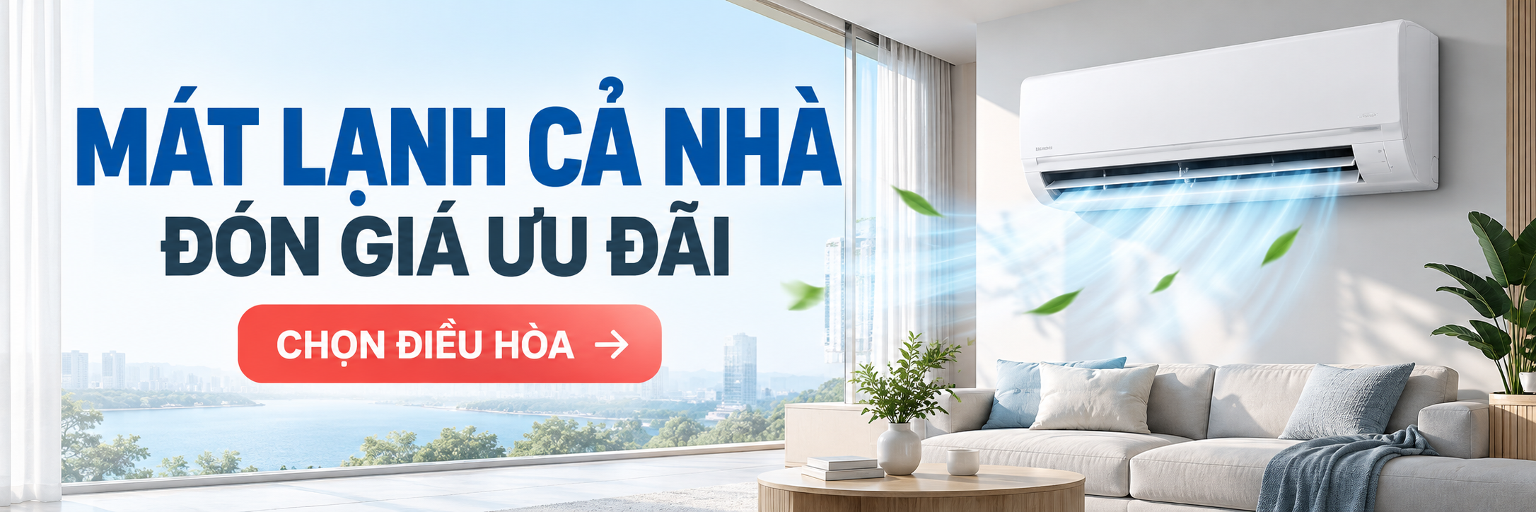 Điều hòa Inverter làm mát siêu tốc