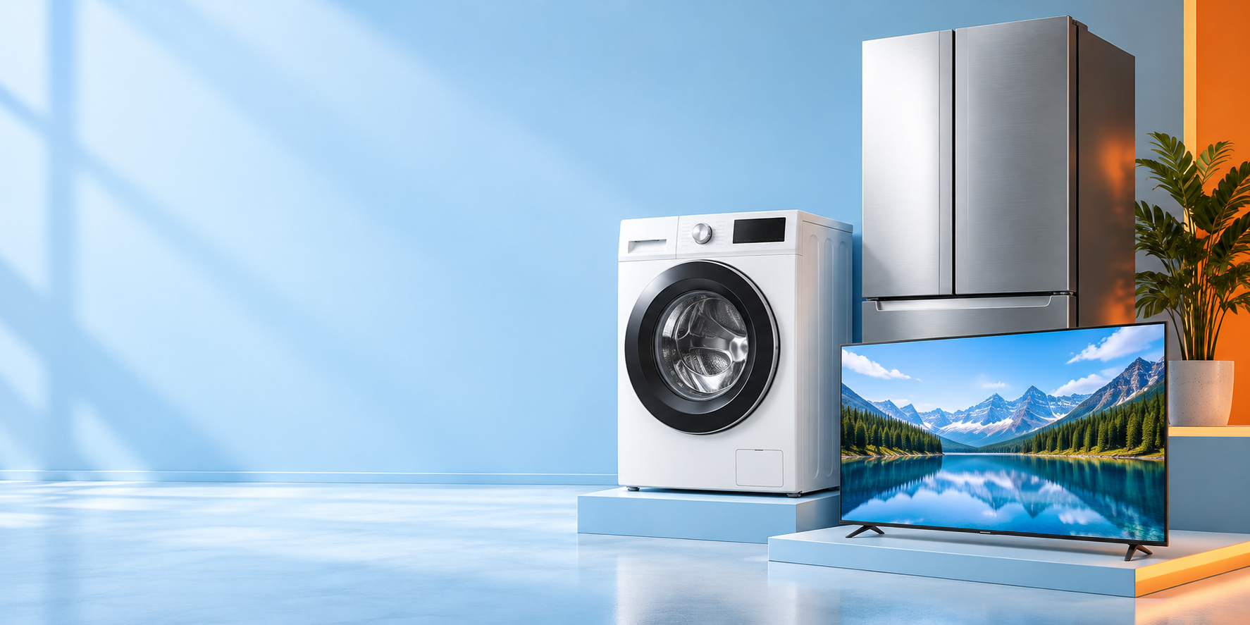 Banner Tủ Lạnh Thông Minh Side By Side AI phòng khách điện máy tổng hợp