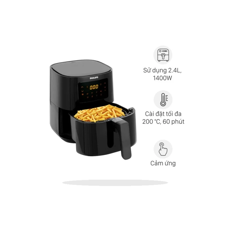 Nồi chiên không dầu Philips HD9252/90 4.1L - Chi tiết