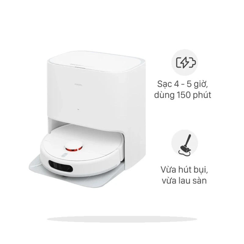 Robot hút bụi lau nhà Xiaomi Vacuum E10 thiết kế siêu mỏng - Chi tiết