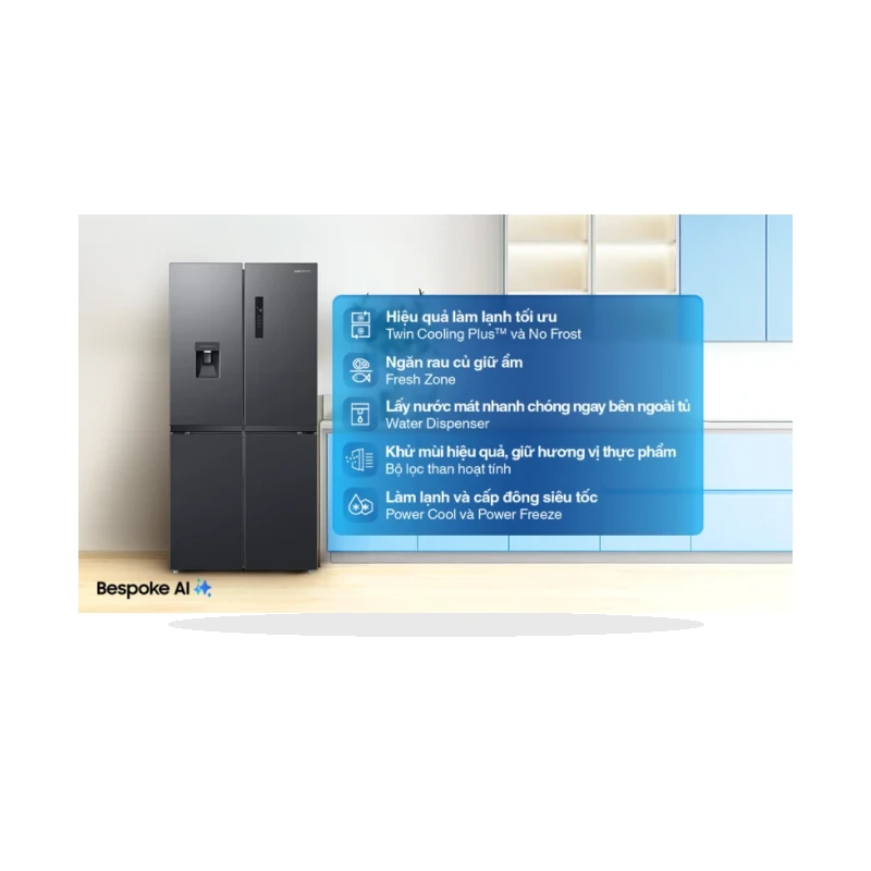 Tủ lạnh Samsung Inverter 488 lít Multi Door RF48A4010B4 - Chi tiết