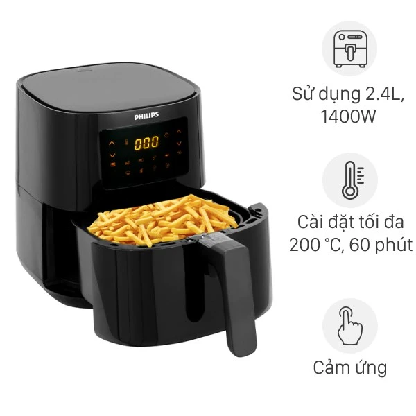 Nồi chiên không dầu Philips HD9252/90 4.1L